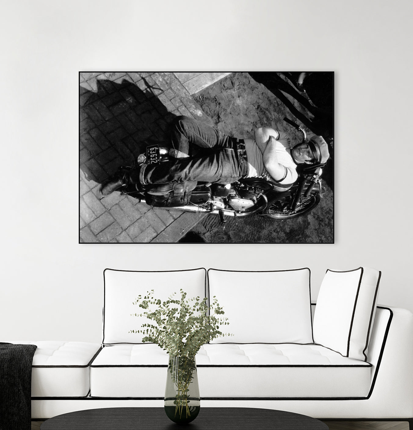 The Wild One directed by Laszlo Benedek, 1953 by Bridgeman Images on GIANT ART - black and white photography