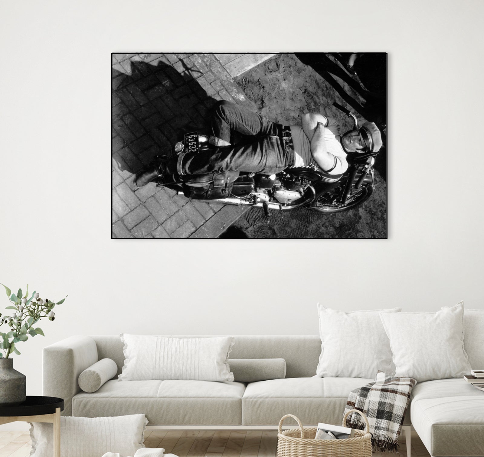 The Wild One directed by Laszlo Benedek, 1953 by Bridgeman Images on GIANT ART - black and white photography