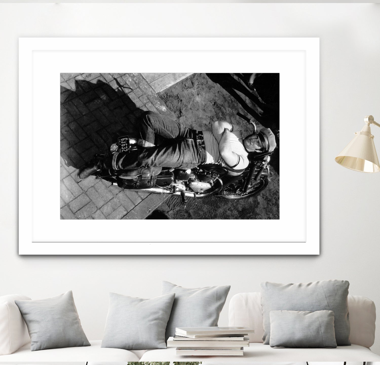 The Wild One directed by Laszlo Benedek, 1953 by Bridgeman Images on GIANT ART - black and white photography