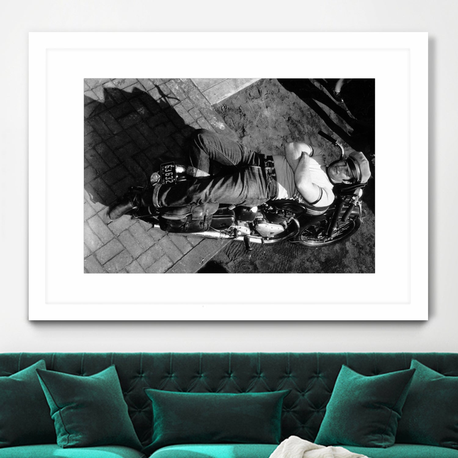 The Wild One directed by Laszlo Benedek, 1953 by Bridgeman Images on GIANT ART - black and white photography