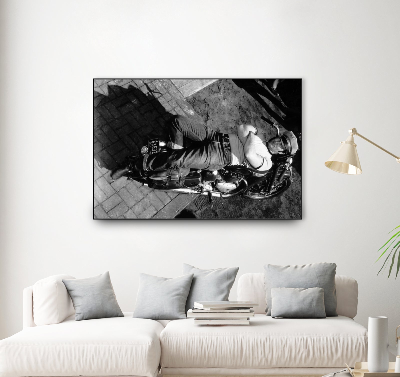 The Wild One directed by Laszlo Benedek, 1953 by Bridgeman Images on GIANT ART - black and white photography