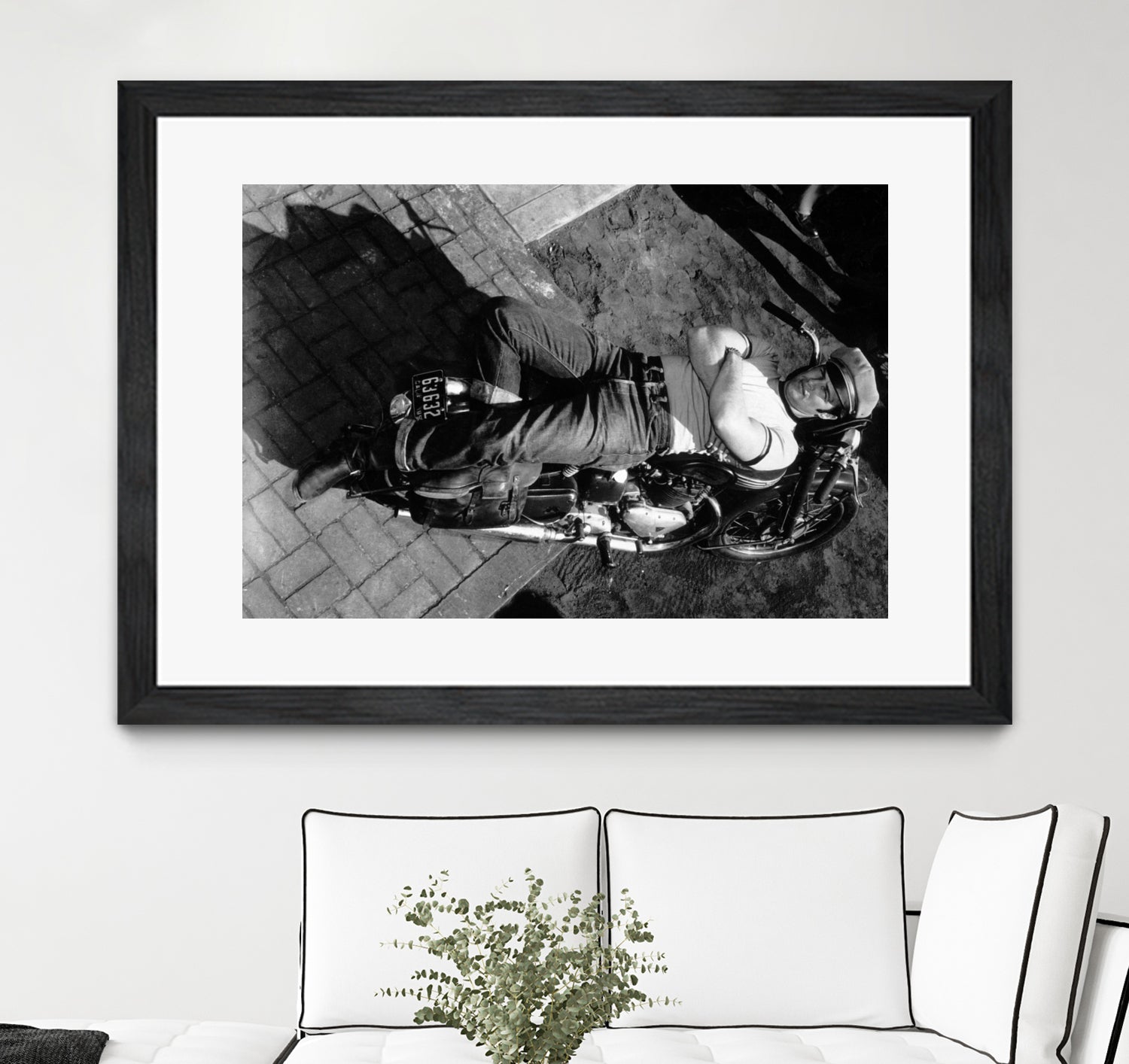 The Wild One directed by Laszlo Benedek, 1953 by Bridgeman Images on GIANT ART - black and white photography