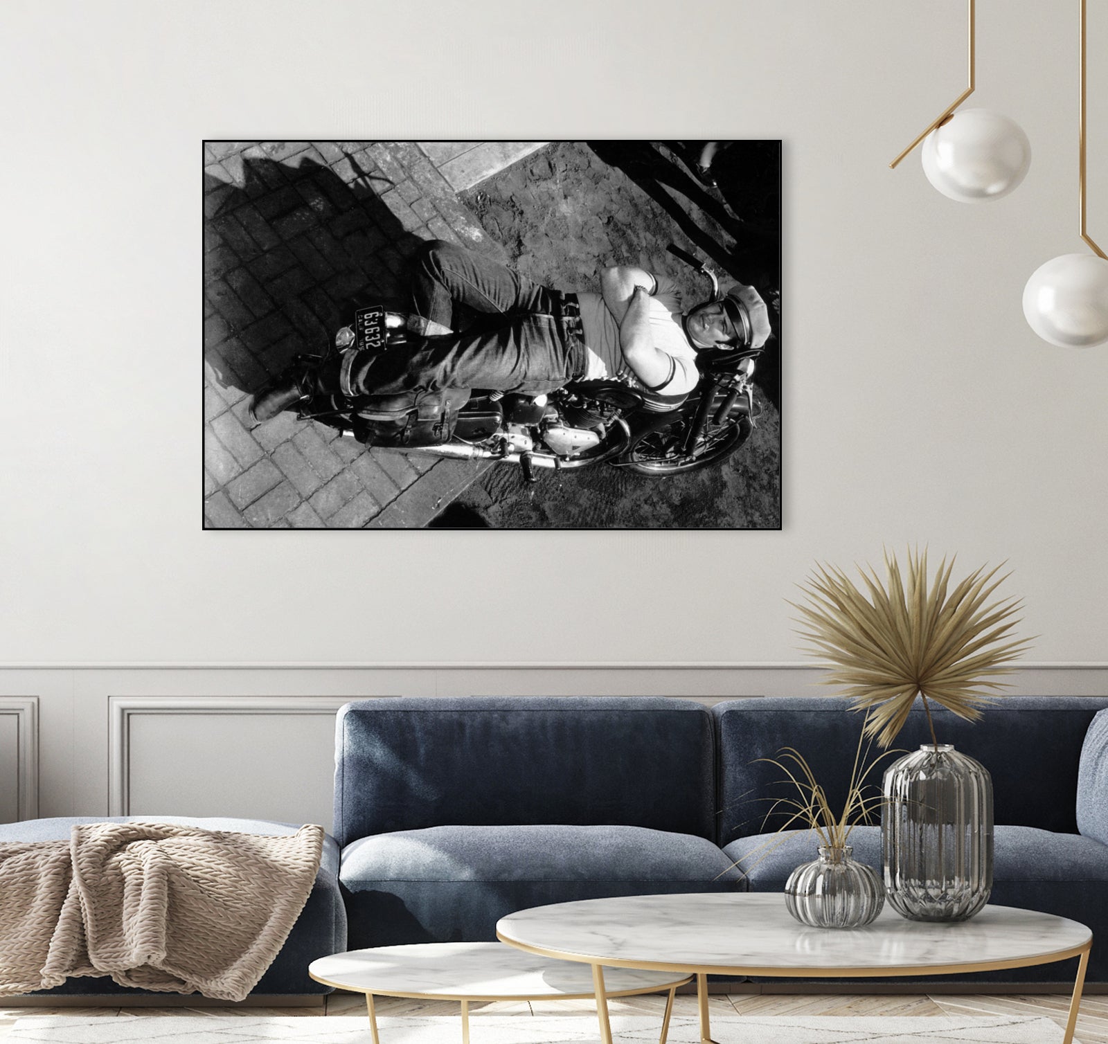 The Wild One directed by Laszlo Benedek, 1953 by Bridgeman Images on GIANT ART - black and white photography