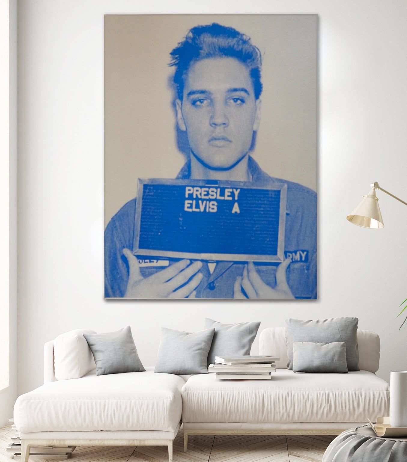 Elvis I, 2017 by Studwell, David on GIANT ART - blue photography