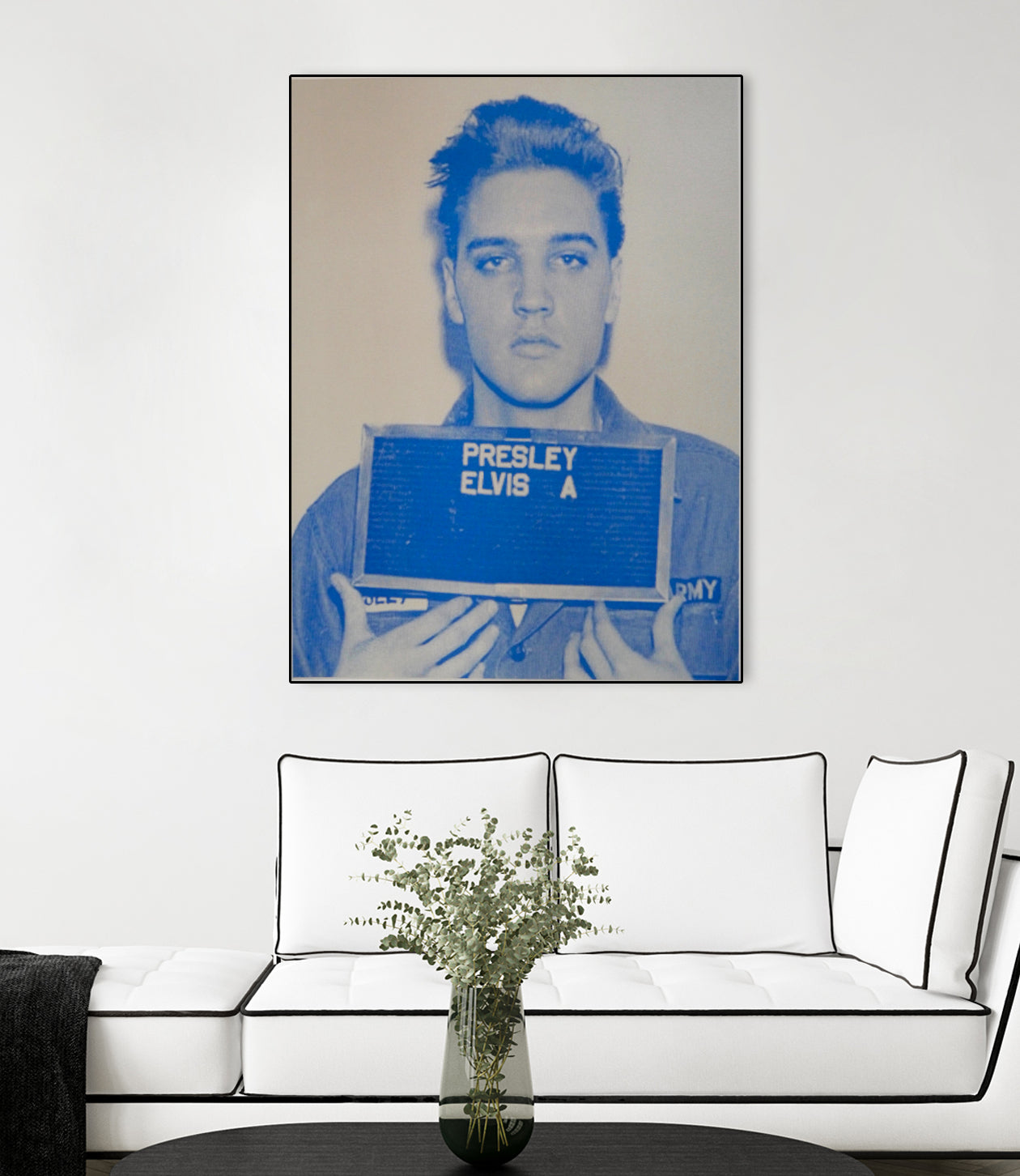 Elvis I, 2017 by Studwell, David on GIANT ART - blue photography