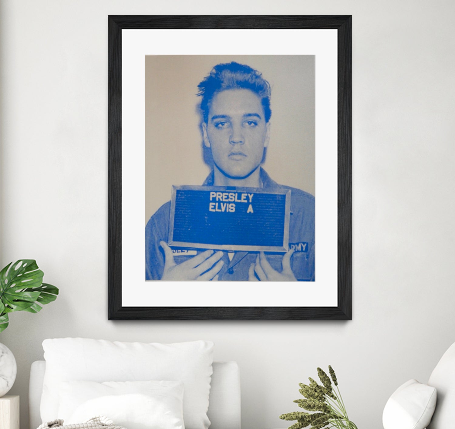 Elvis I, 2017 by Studwell, David on GIANT ART - blue photography