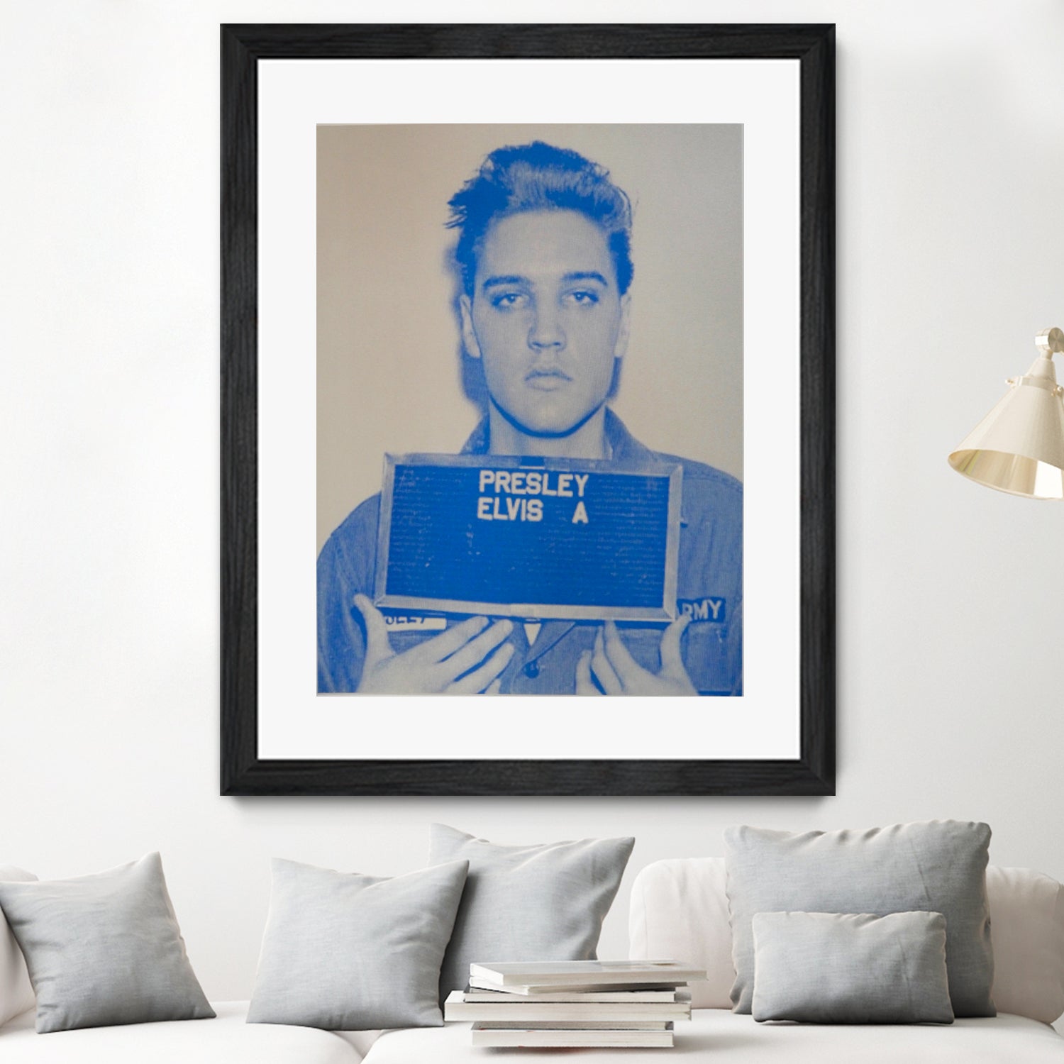 Elvis I, 2017 by Studwell, David on GIANT ART - blue photography