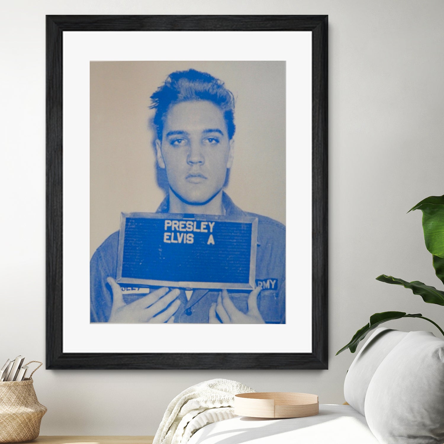 Elvis I, 2017 by Studwell, David on GIANT ART - blue photography