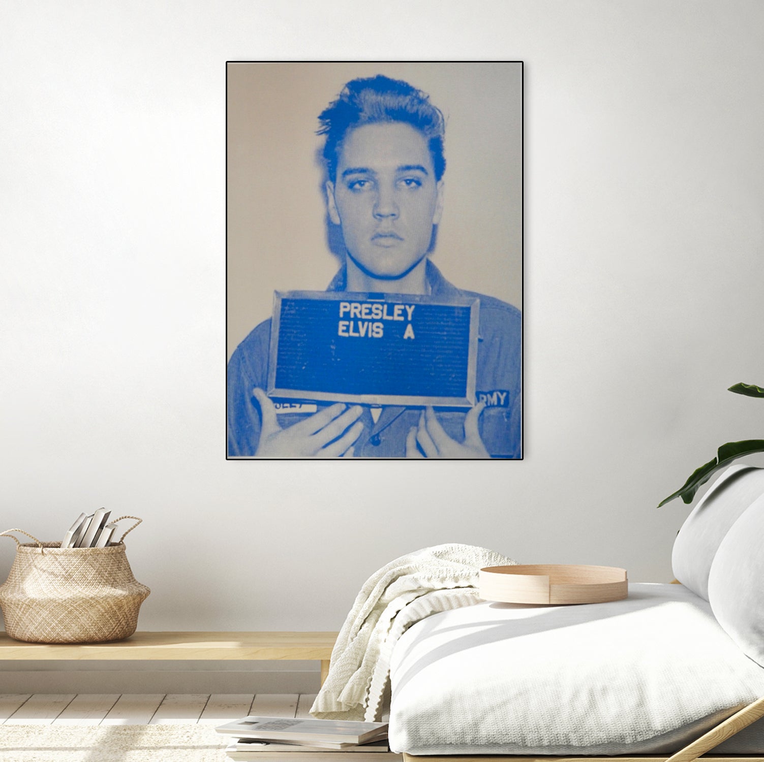 Elvis I, 2017 by Studwell, David on GIANT ART - blue photography
