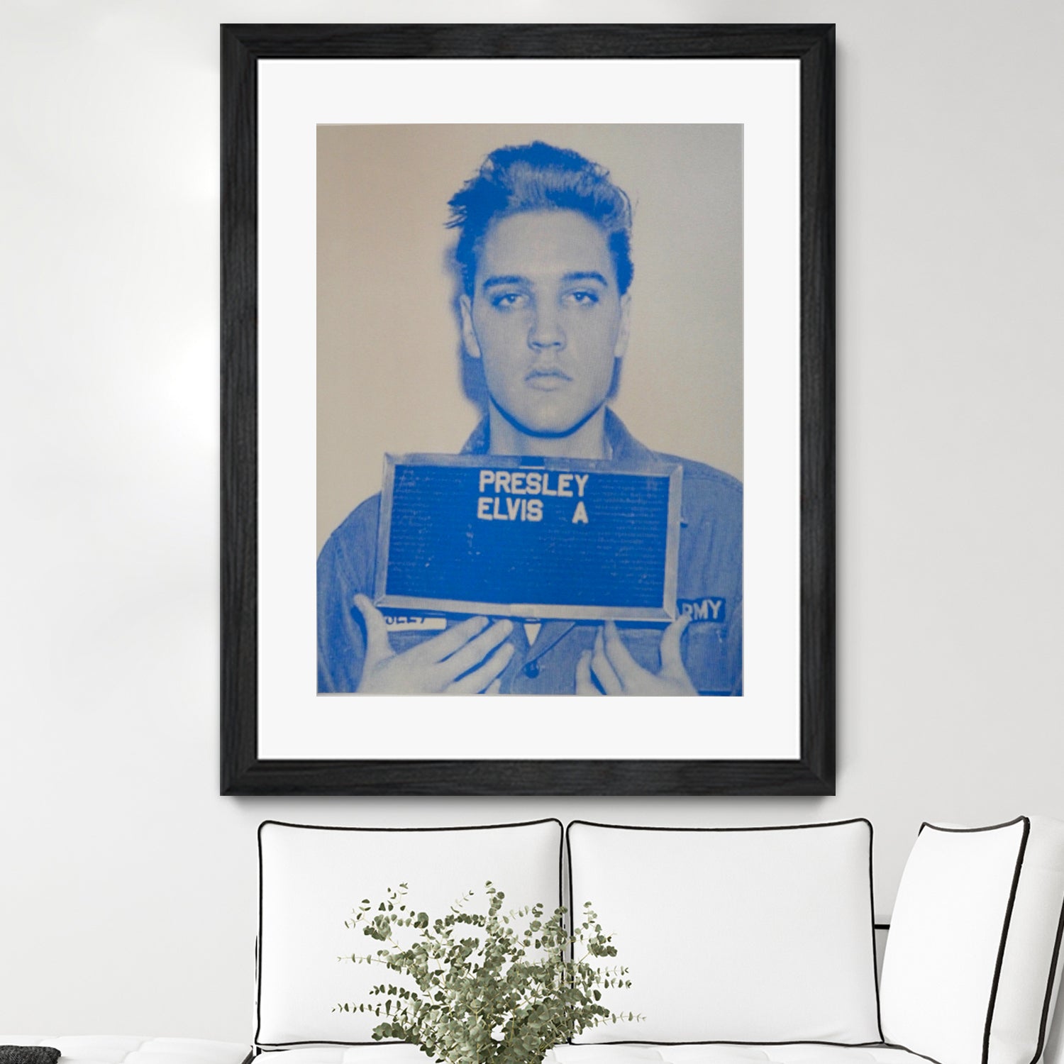 Elvis I, 2017 by Studwell, David on GIANT ART - blue photography
