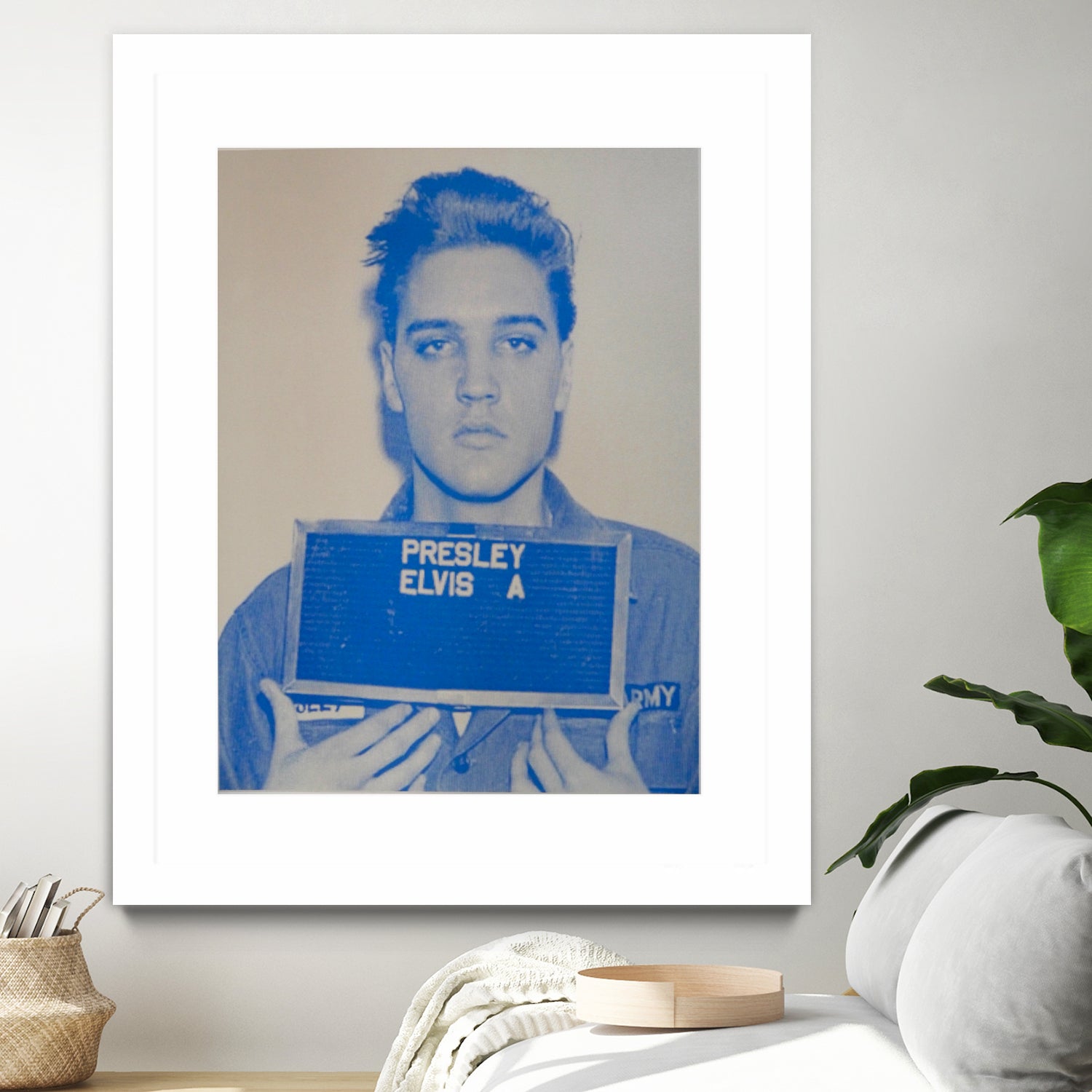 Elvis I, 2017 by Studwell, David on GIANT ART - blue photography