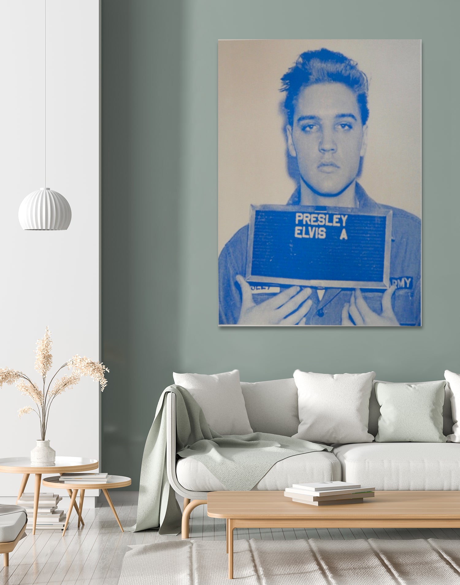 Elvis I, 2017 by Studwell, David on GIANT ART - blue photography