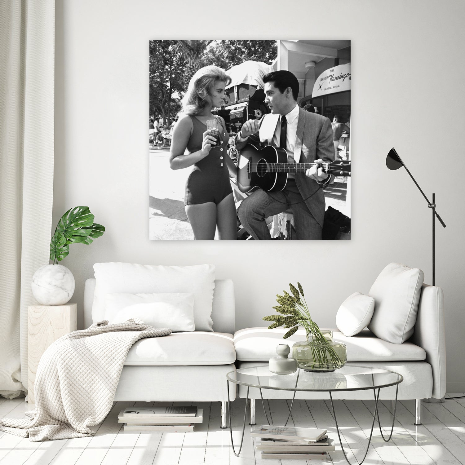 Ann-Margret And Elvis Presley, Viva Las Vegas 1964 Directed By George Sidney by Bridgman Images on GIANT ART - black and white photography