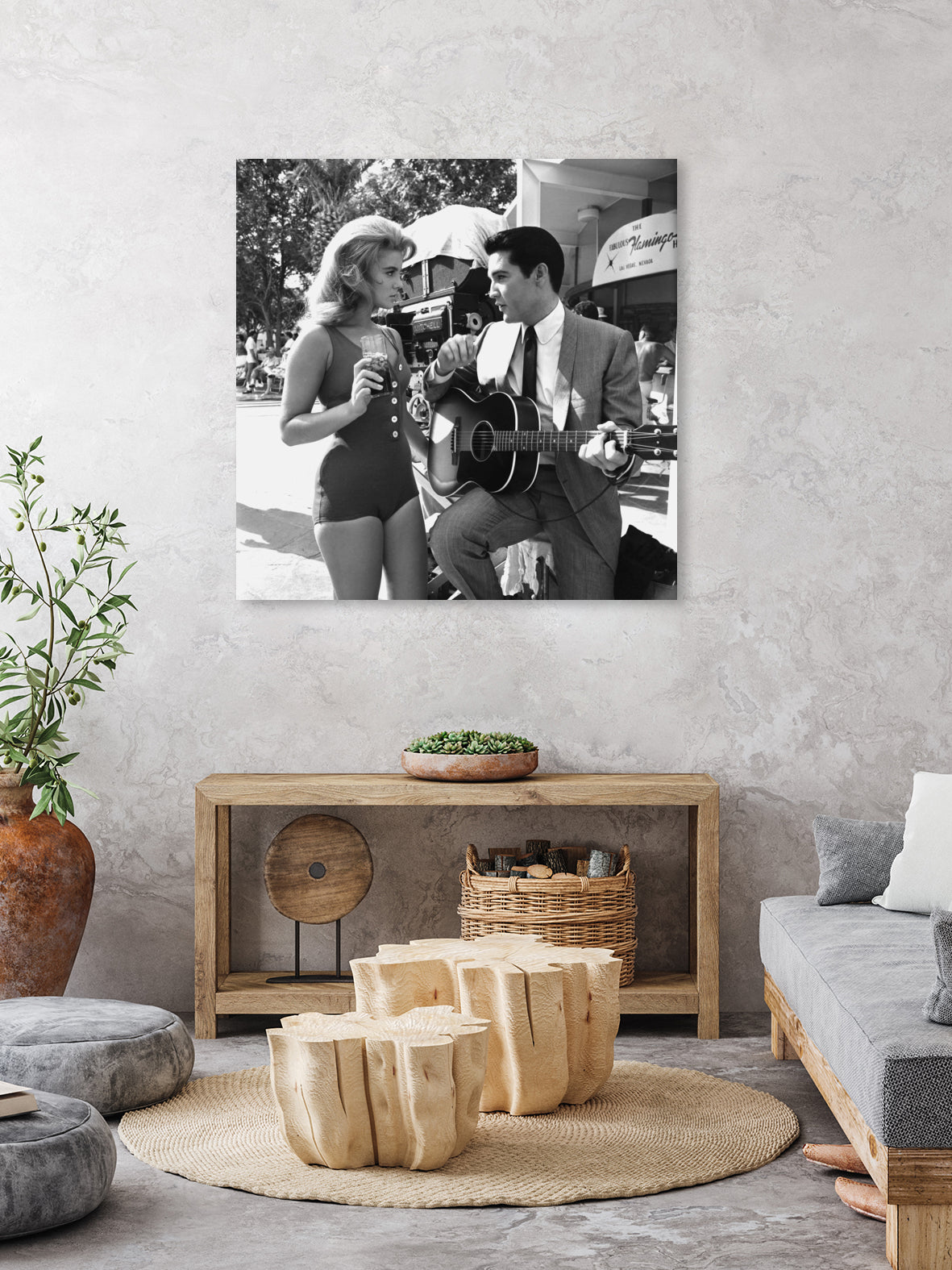 Ann-Margret And Elvis Presley, Viva Las Vegas 1964 Directed By George Sidney by Bridgman Images on GIANT ART - black and white photography