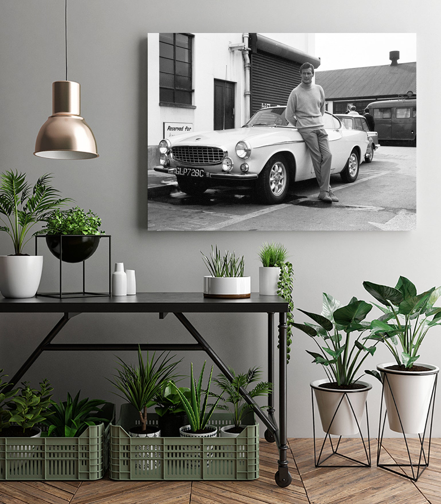 Volvo P1800, 1966 by bridgeman Images on GIANT ART - black and white photography