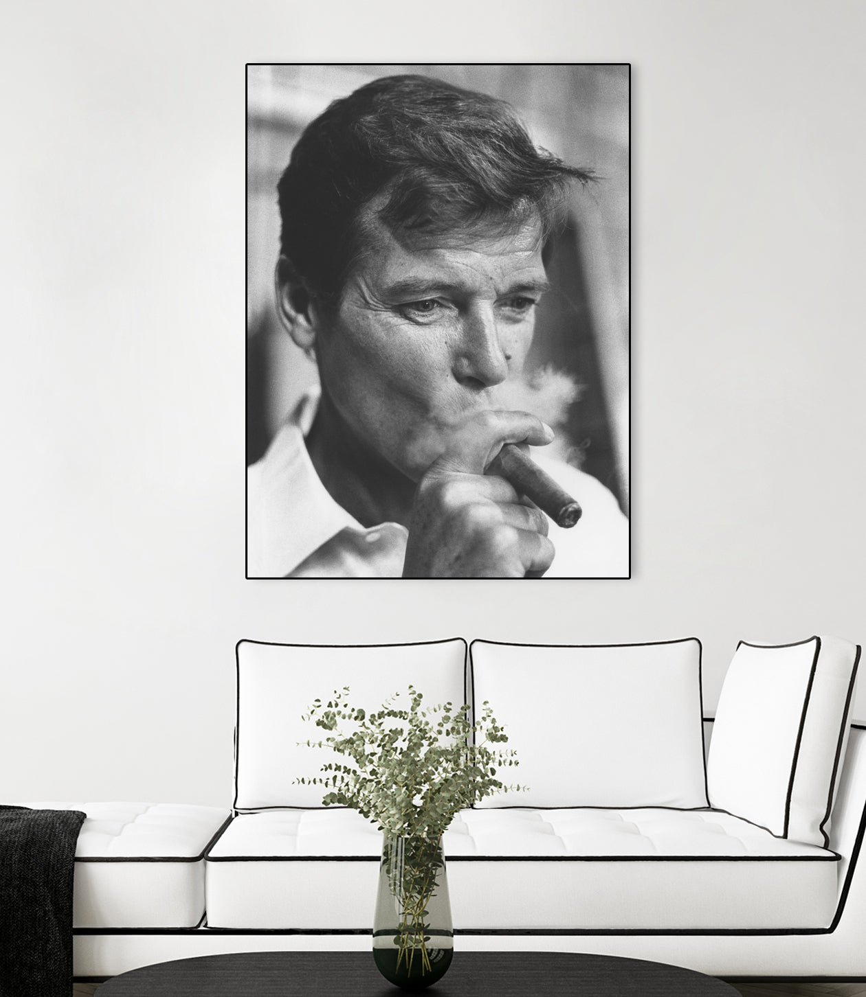 Roger Moore by © Classic Picture Library / Bridgeman Images on GIANT ART - black and white photography