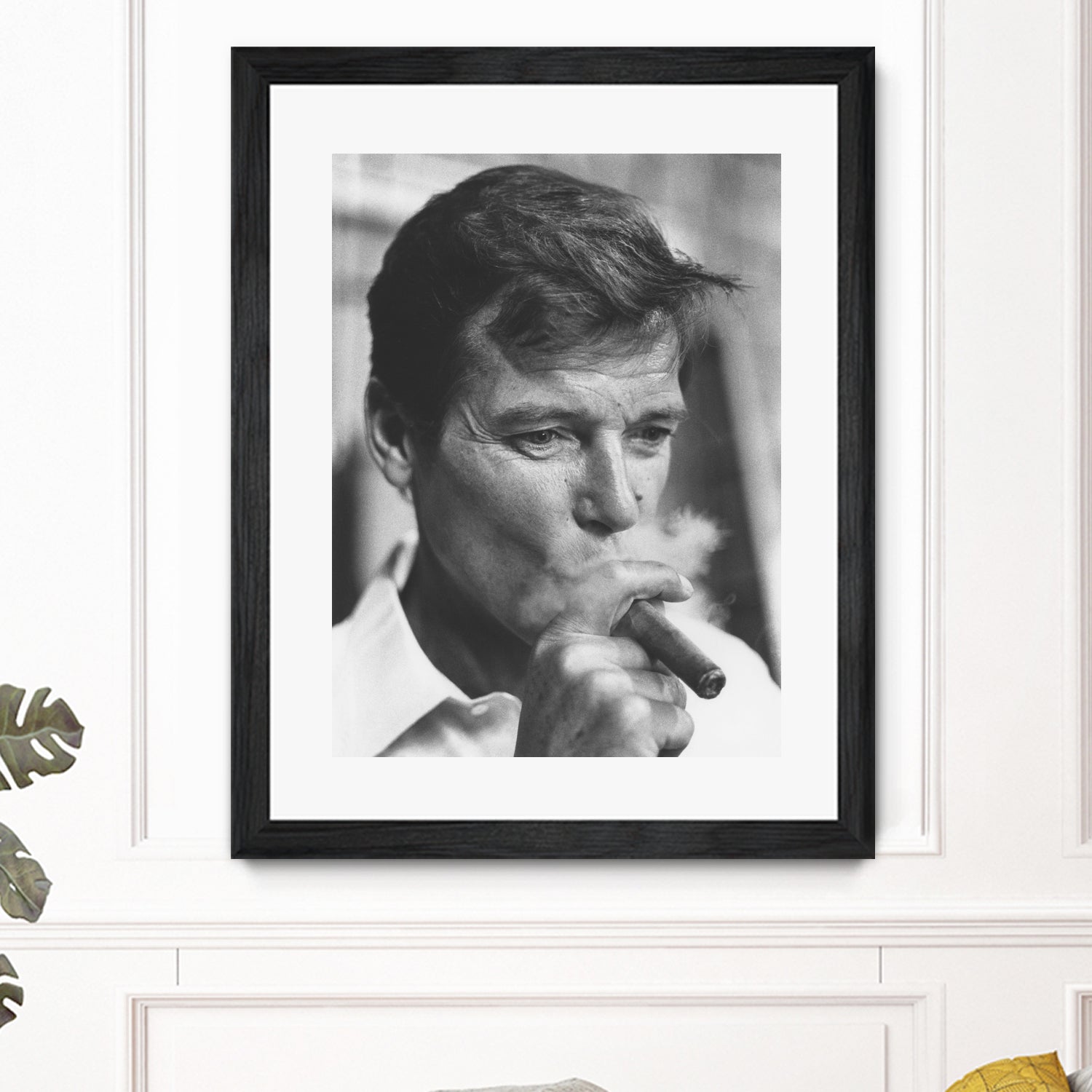Roger Moore by © Classic Picture Library / Bridgeman Images on GIANT ART - black and white photography