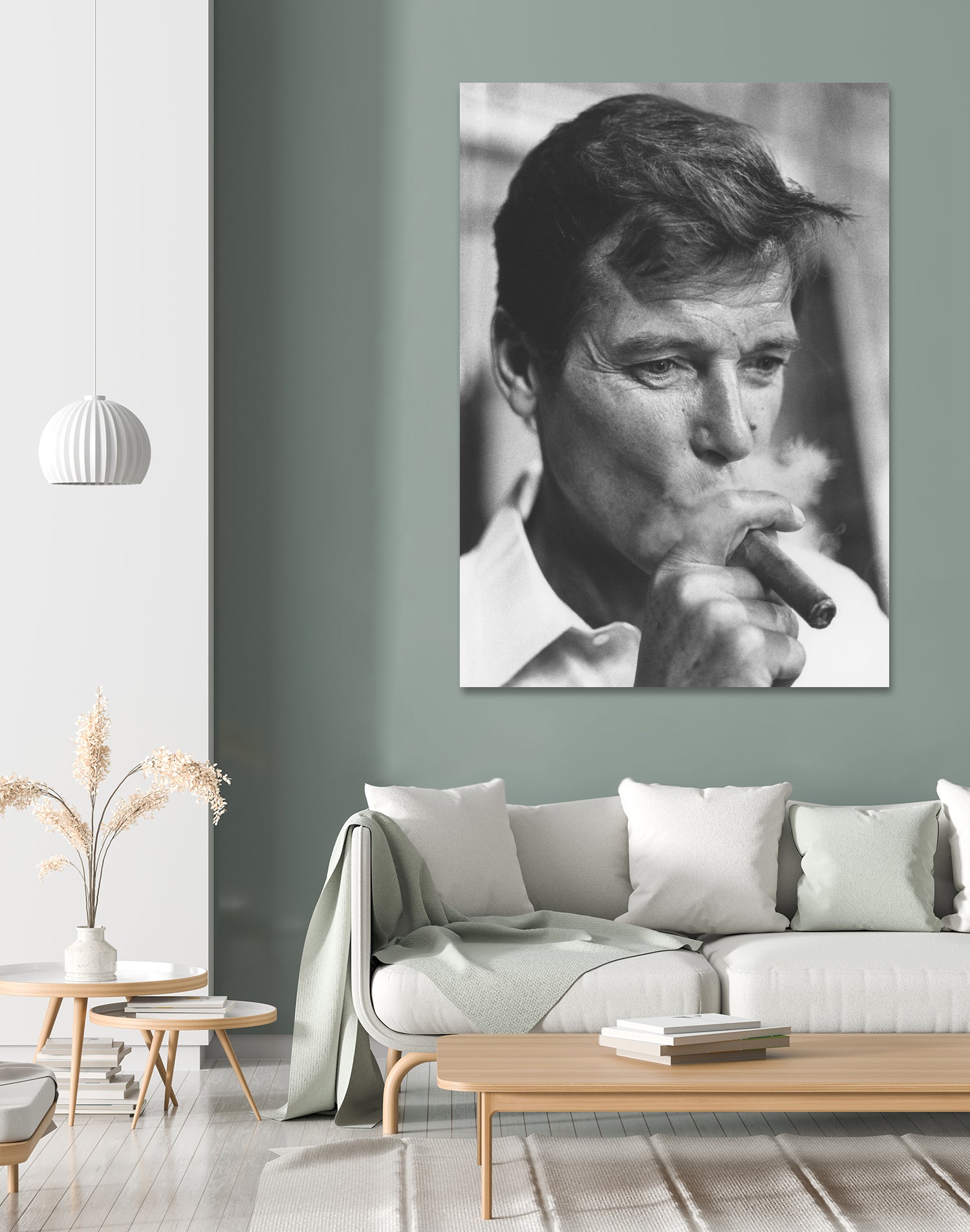 Roger Moore by © Classic Picture Library / Bridgeman Images on GIANT ART - black and white photography