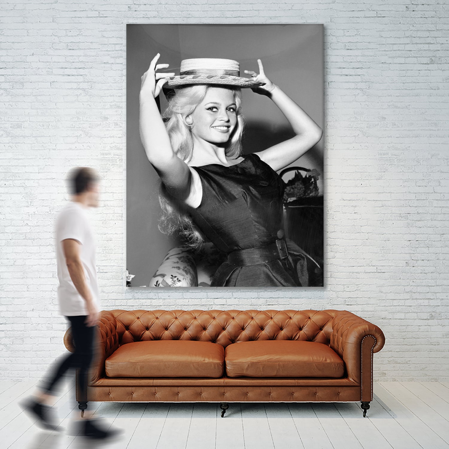 Brigitte Bardot, c.1950-60 by August Di Giovanni, Bridgeman Images on GIANT ART - black and white photography