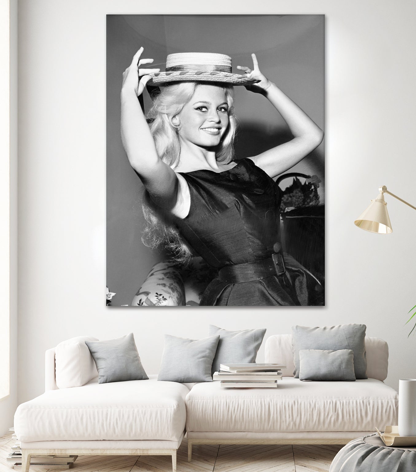 Brigitte Bardot, c.1950-60 by August Di Giovanni, Bridgeman Images on GIANT ART - black and white photography