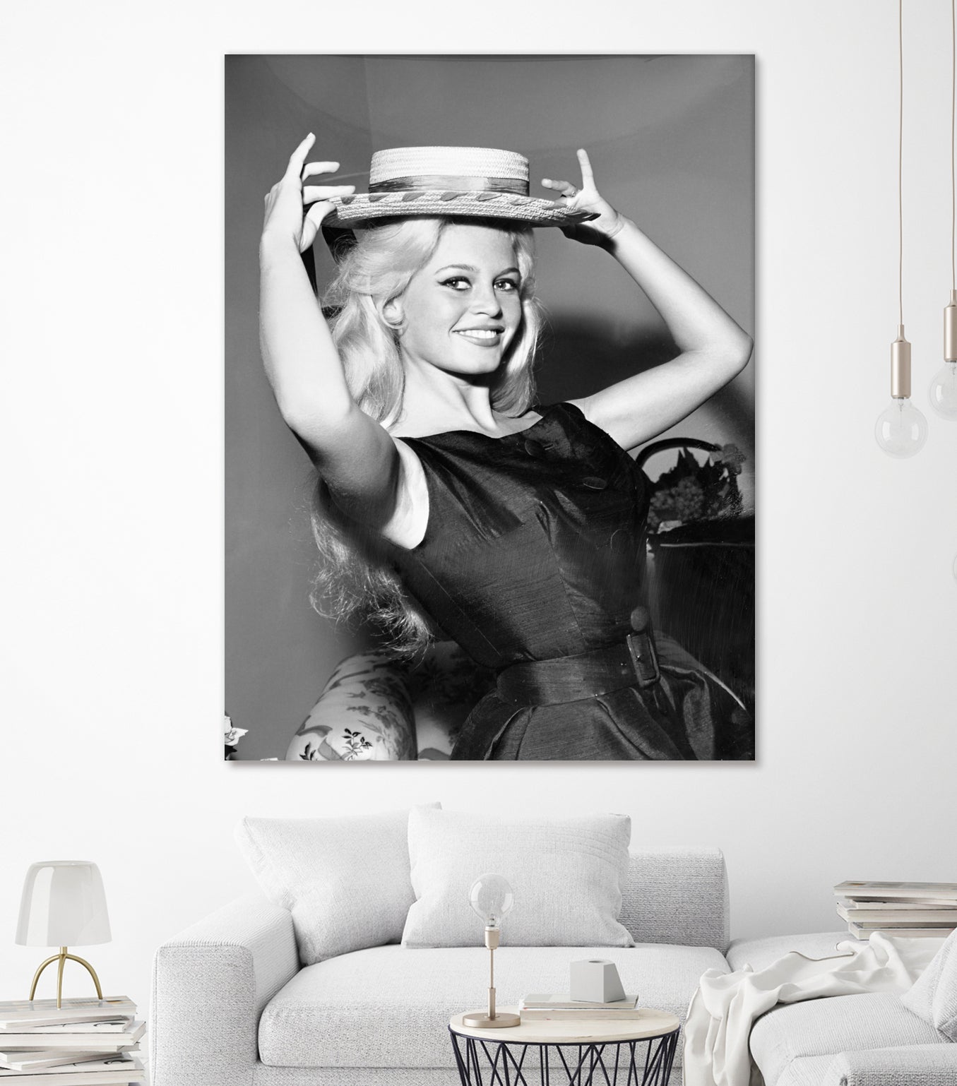 Brigitte Bardot, c.1950-60 by August Di Giovanni, Bridgeman Images on GIANT ART - black and white photography