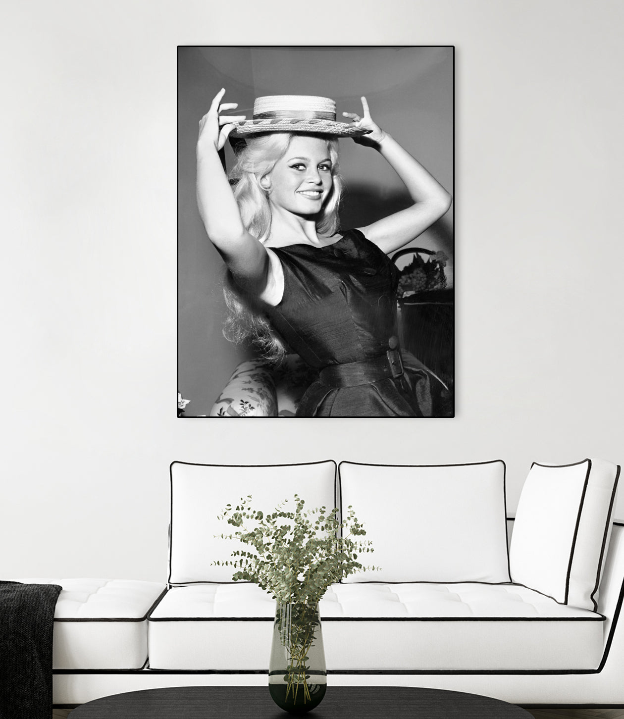 Brigitte Bardot, c.1950-60 by August Di Giovanni, Bridgeman Images on GIANT ART - black and white photography