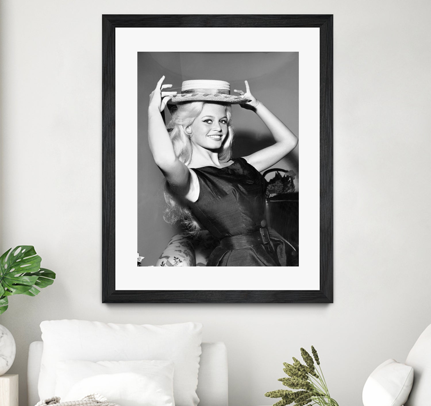 Brigitte Bardot, c.1950-60 by August Di Giovanni, Bridgeman Images on GIANT ART - black and white photography