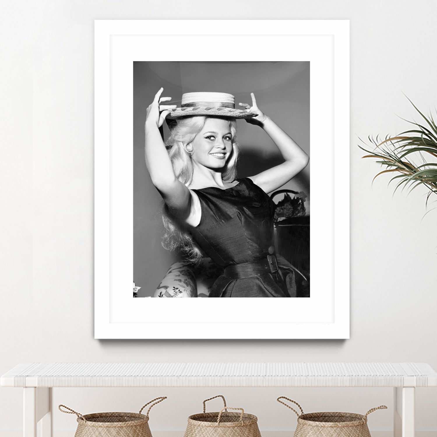 Brigitte Bardot, c.1950-60 by August Di Giovanni, Bridgeman Images on GIANT ART - black and white photography