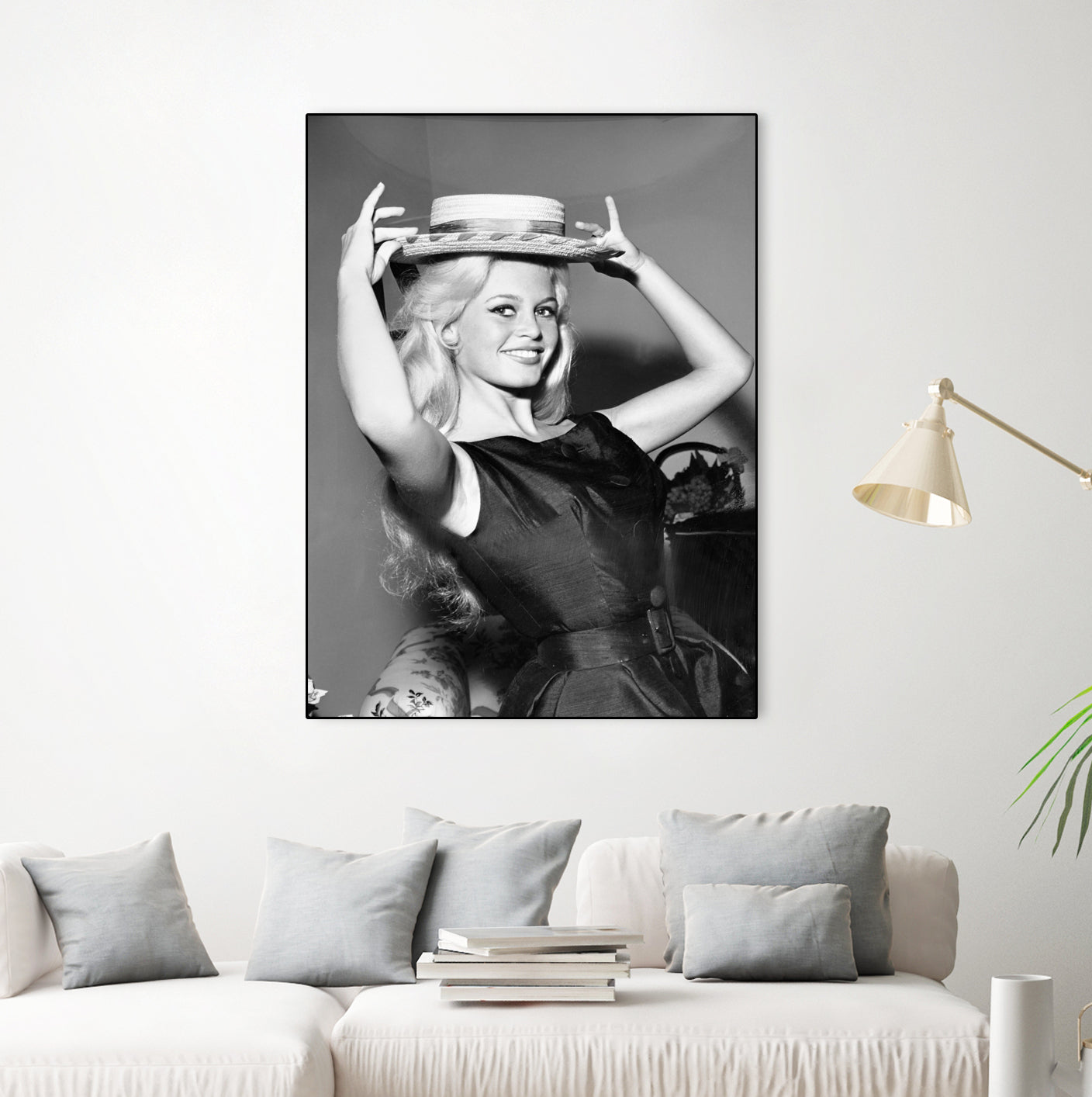 Brigitte Bardot, c.1950-60 by August Di Giovanni, Bridgeman Images on GIANT ART - black and white photography