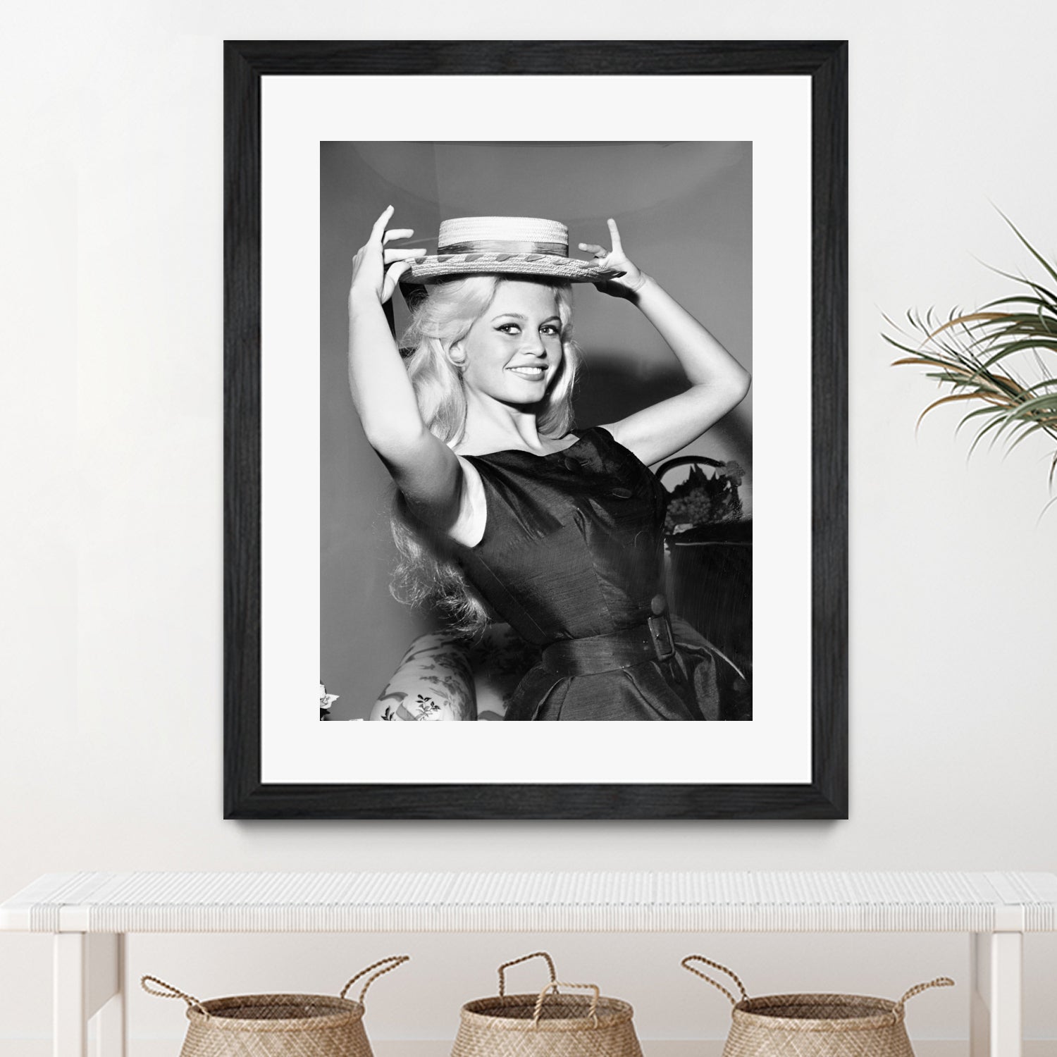 Brigitte Bardot, c.1950-60 by August Di Giovanni, Bridgeman Images on GIANT ART - black and white photography