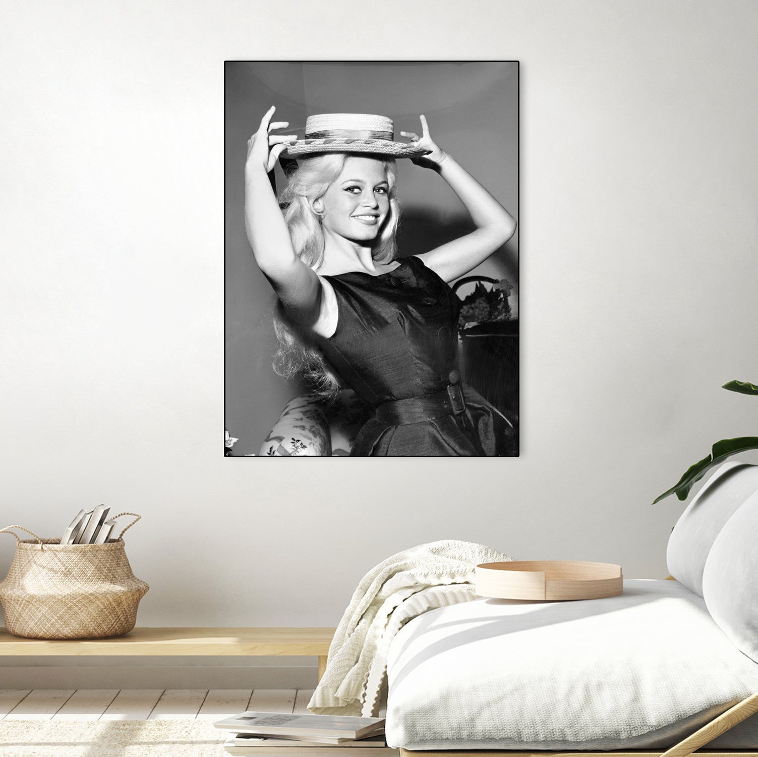 Brigitte Bardot, c.1950-60 by August Di Giovanni, Bridgeman Images on GIANT ART - black and white photography