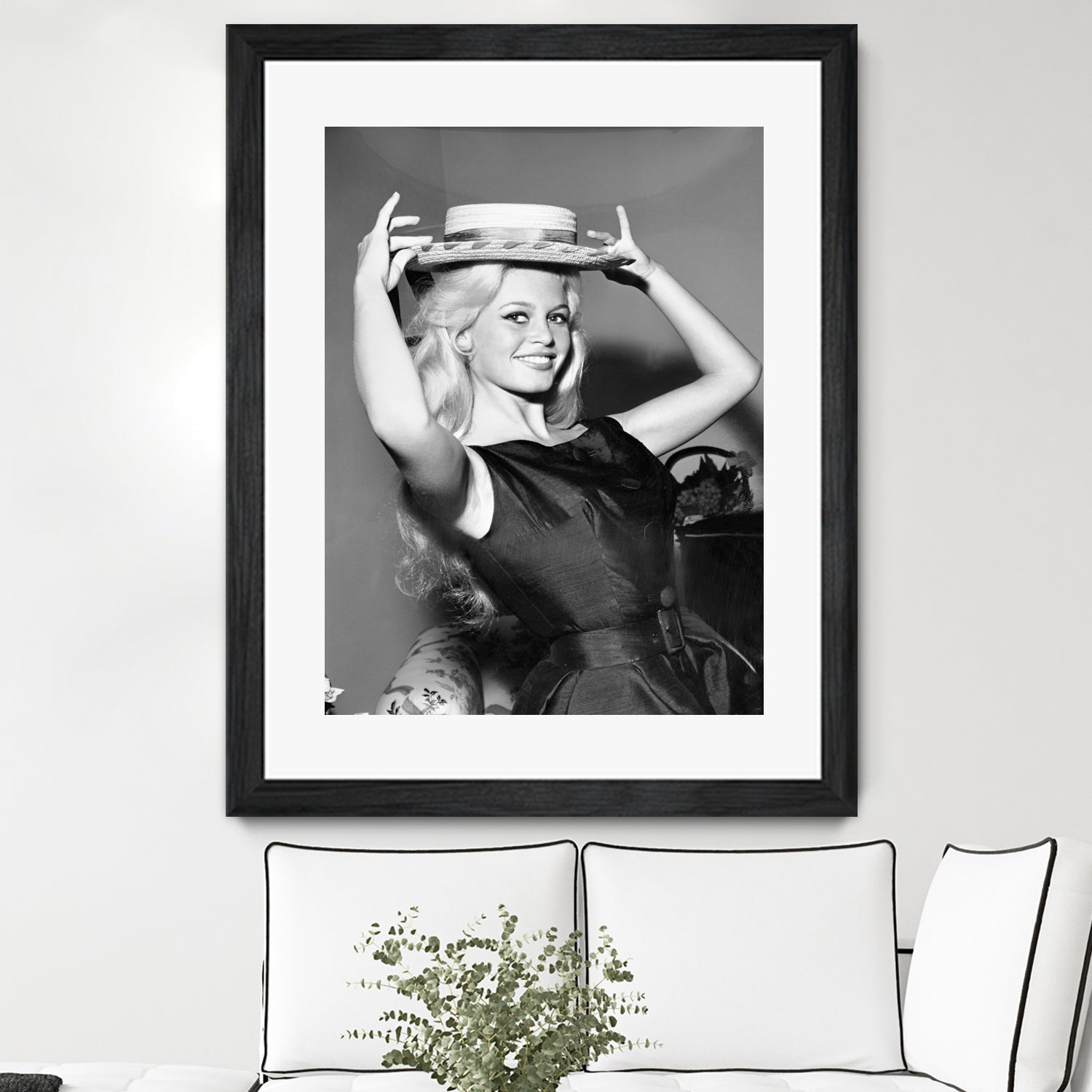 Brigitte Bardot, c.1950-60 by August Di Giovanni, Bridgeman Images on GIANT ART - black and white photography