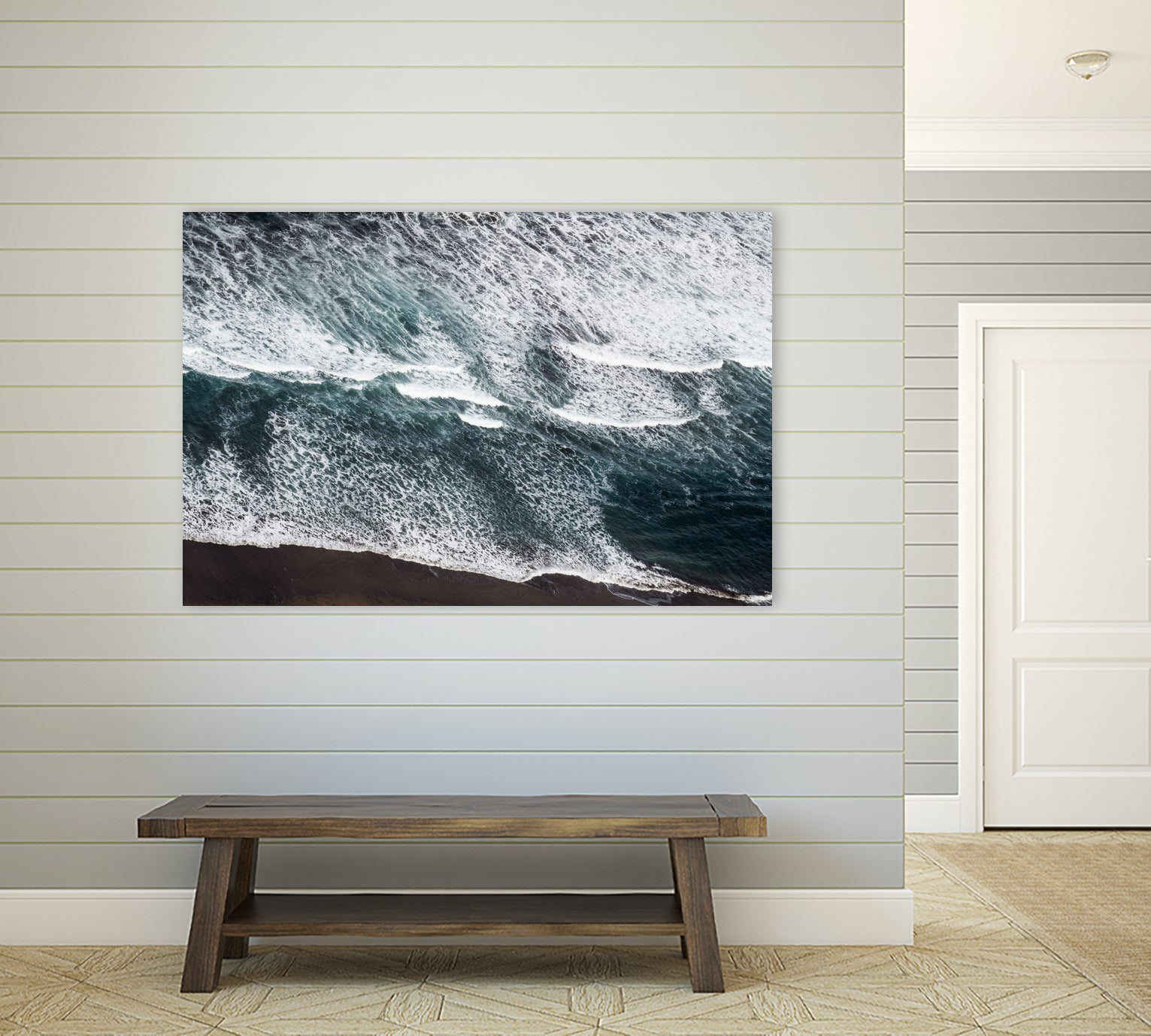 Atlantic Ocean Aerial 1 by Anitas Bellas Art on GIANT ART - coastal