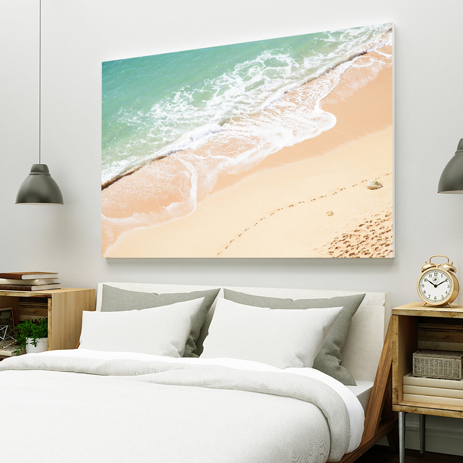 Atlantic Ocean Bliss 7 by Anitas Bellas Art on GIANT ART - beige landscape turquoise water