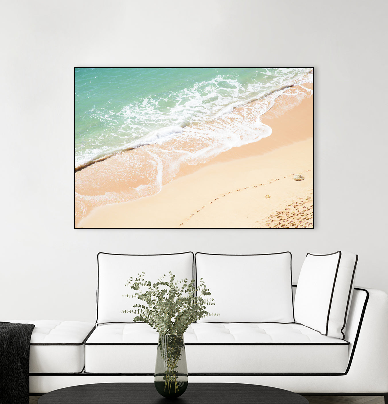 Atlantic Ocean Bliss 7 by Anitas Bellas Art on GIANT ART - beige landscape turquoise water