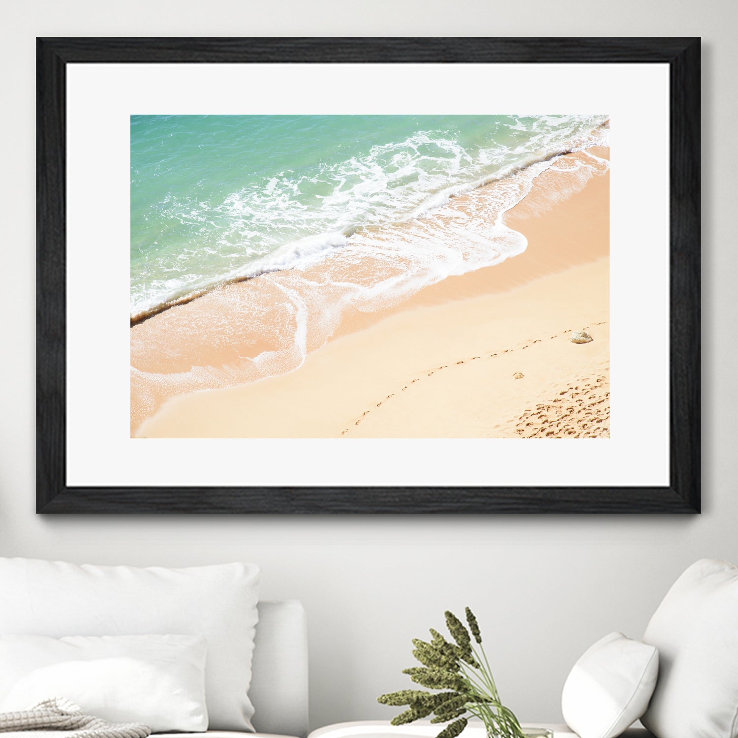 Atlantic Ocean Bliss 7 by Anitas Bellas Art on GIANT ART - beige landscape turquoise water