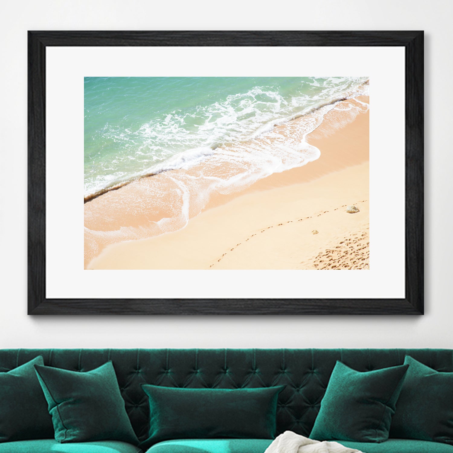 Atlantic Ocean Bliss 7 by Anitas Bellas Art on GIANT ART - beige landscape turquoise water