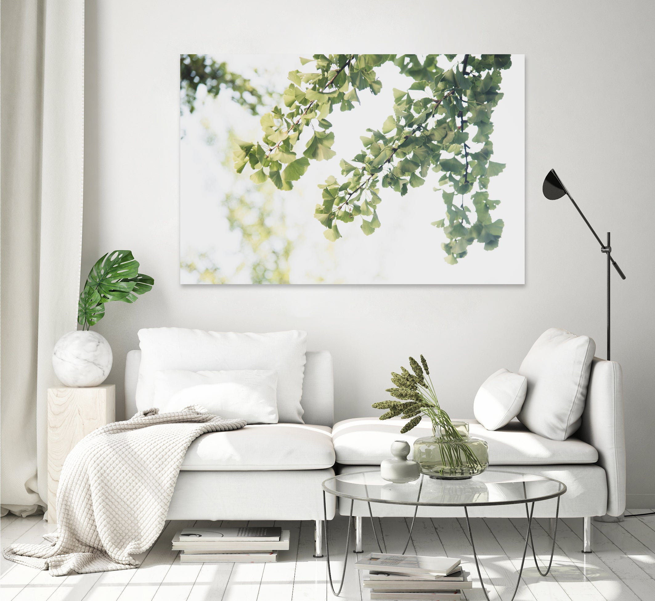 Ginkgo Leaves Dream 1 by Anitas Bellas Art on GIANT ART - coastal