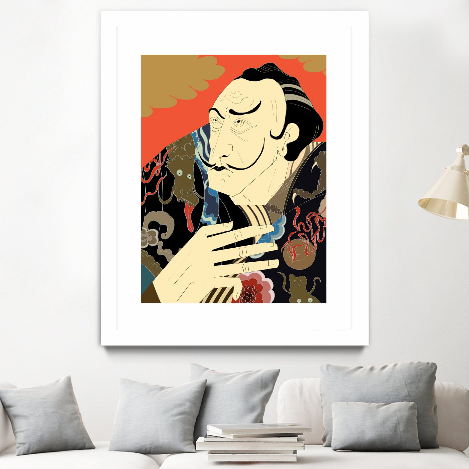 * “Japonica” / Salvador Dali by Kazuhiro Ishihara on GIANT ART - red photo illustration