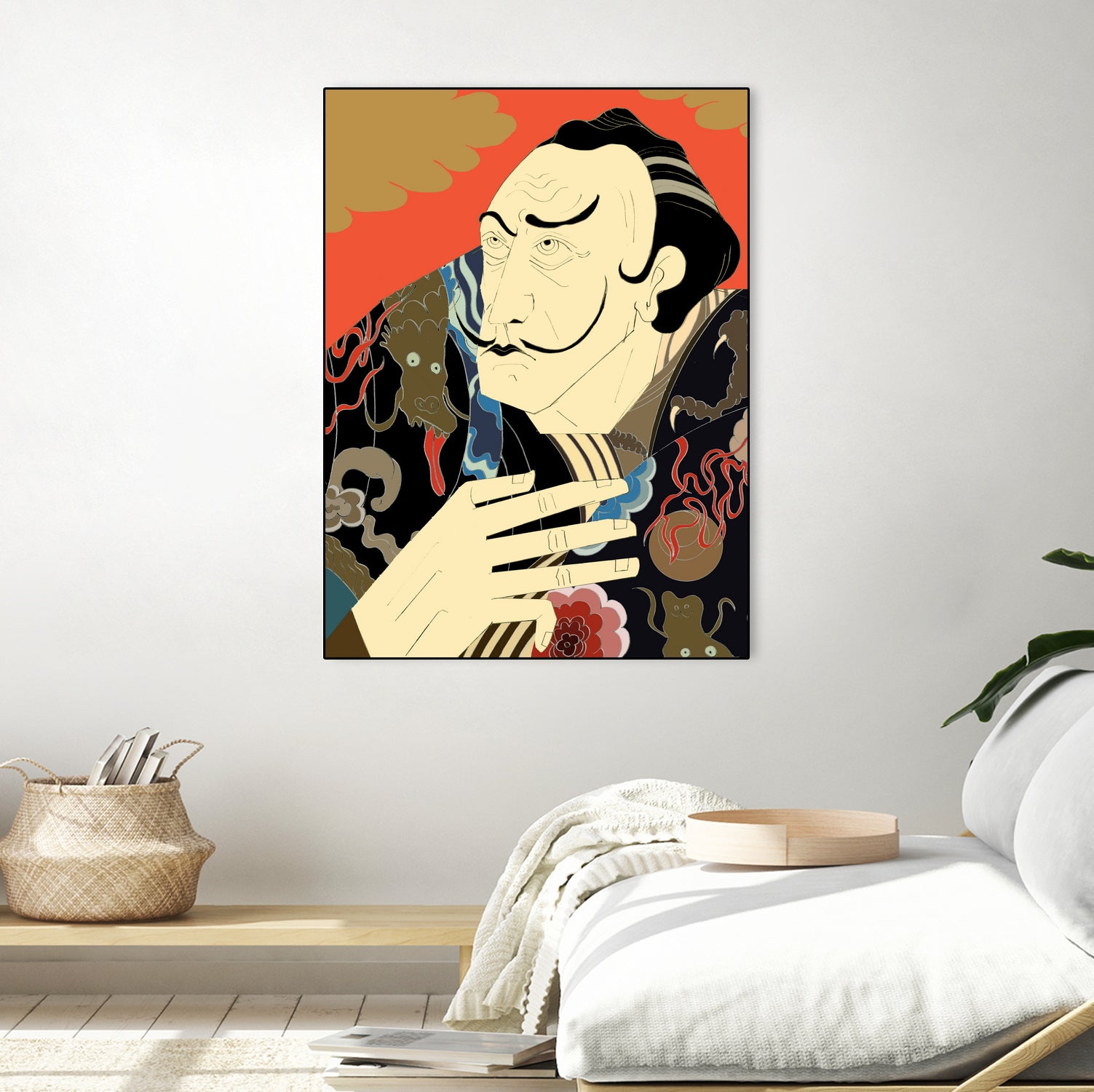 * “Japonica” / Salvador Dali by Kazuhiro Ishihara on GIANT ART - red photo illustration