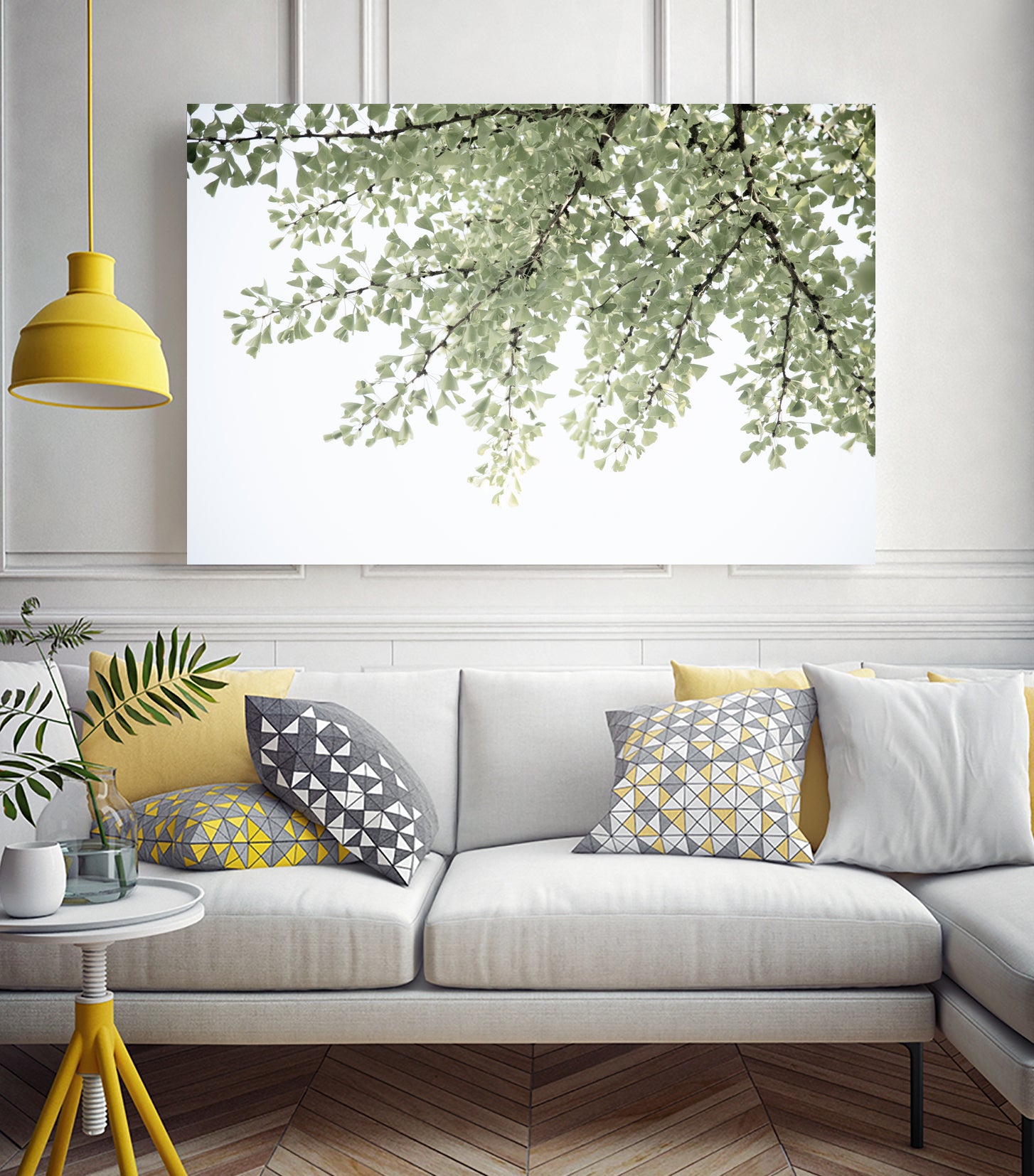 Ginkgo Leaves Dream 4 by Anitas Bellas Art on GIANT ART - coastal
