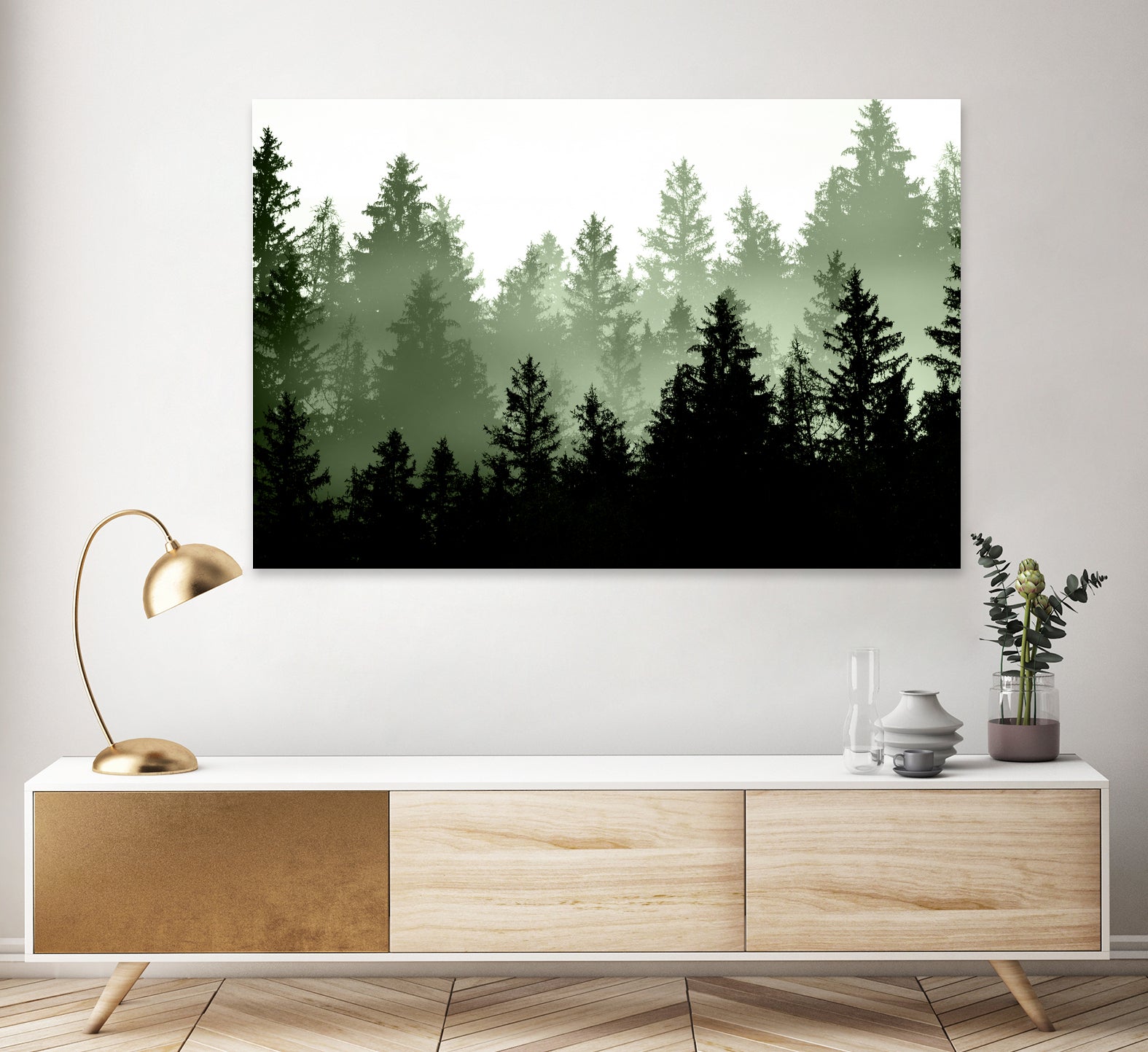 Green Forest Dream 1 by Anitas Bellas Art on GIANT ART - coastal