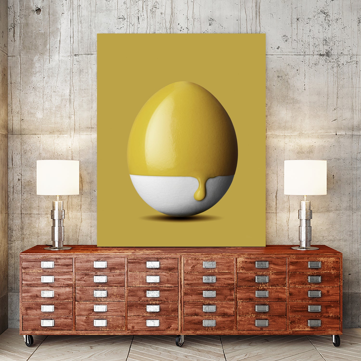 7751 C by Olivier Pasqual on GIANT ART - yellow photo manipulation