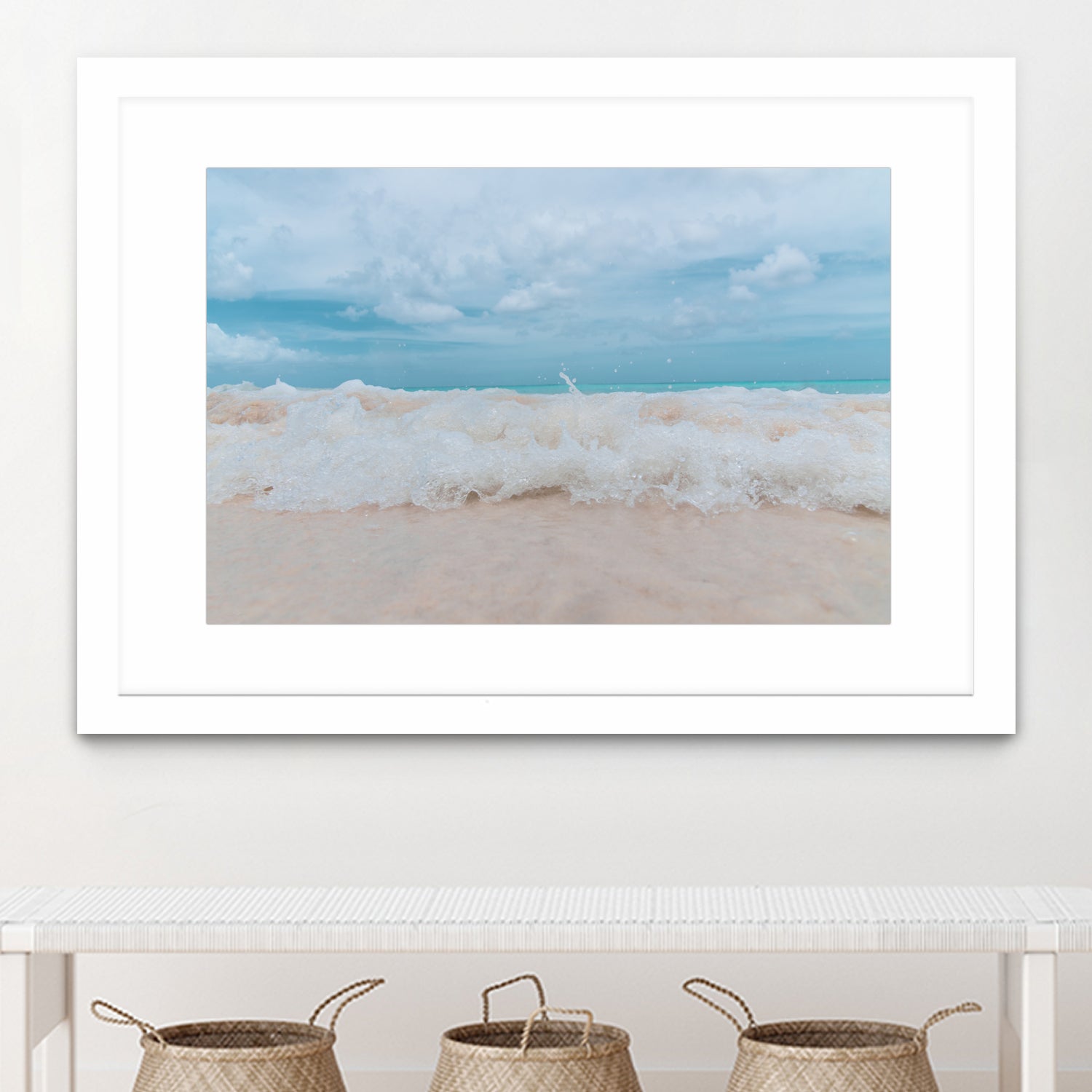 Caribbean Rush 1 by ©AnitasBellasArt on GIANT ART - blue coastal