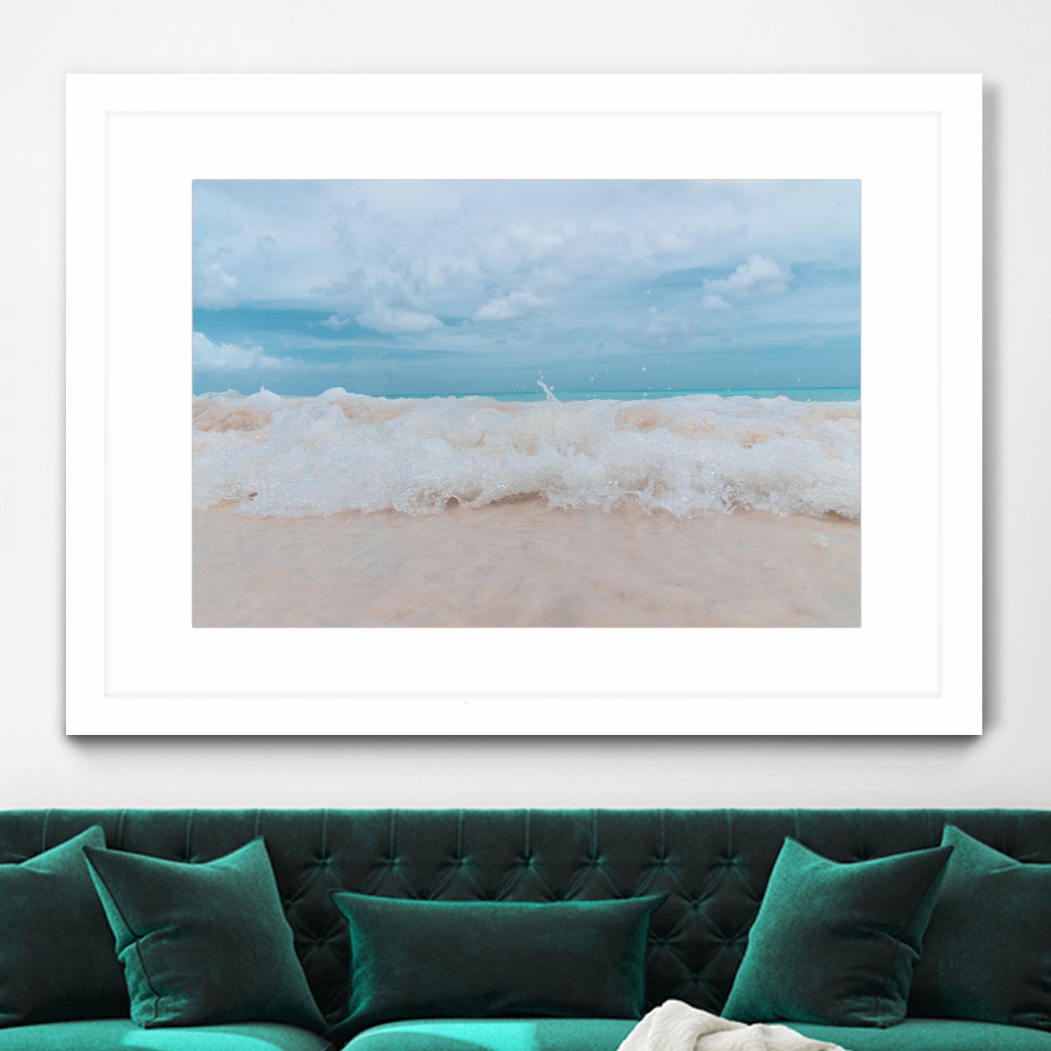 Caribbean Rush 1 by ©AnitasBellasArt on GIANT ART - blue coastal