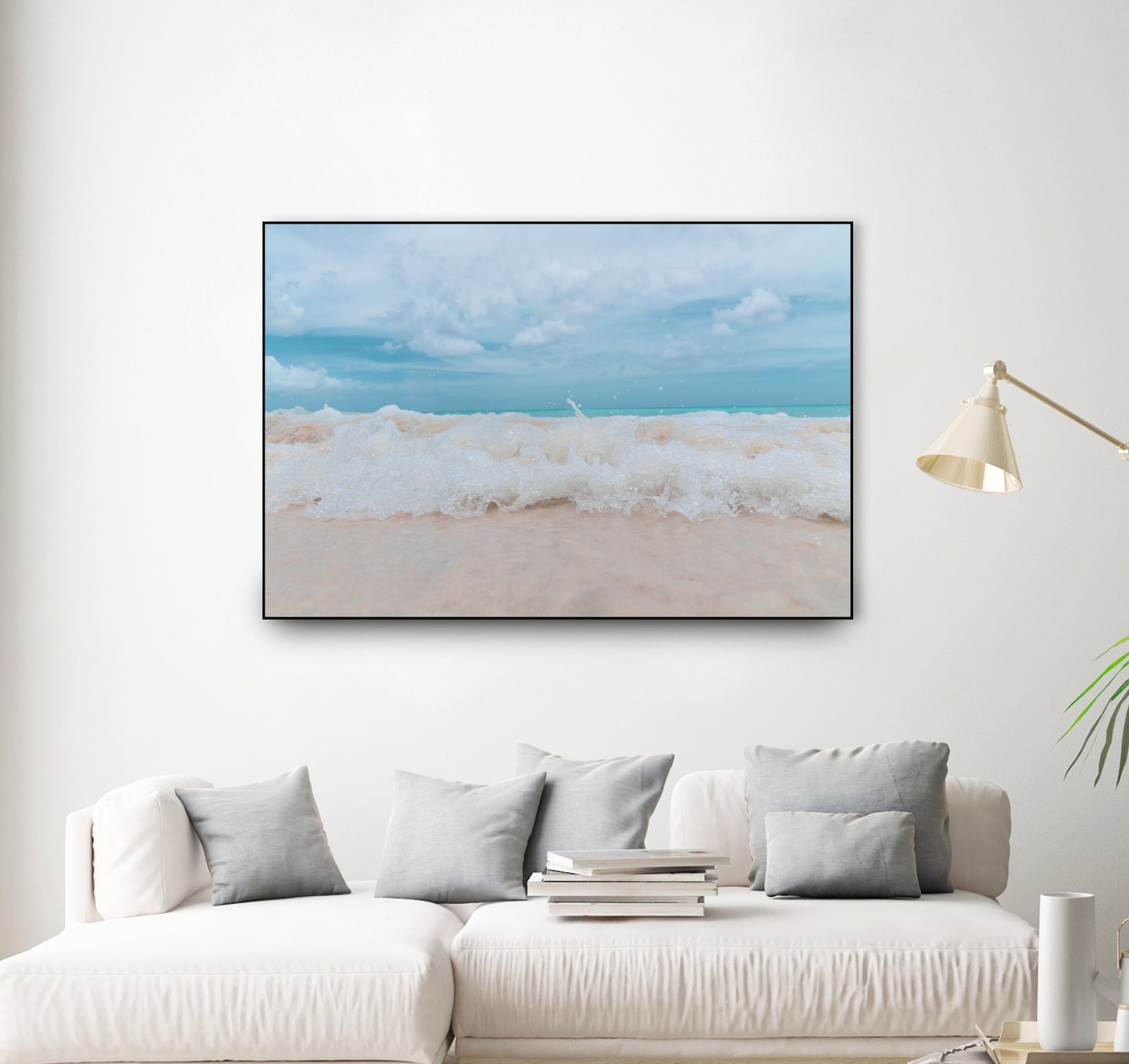 Caribbean Rush 1 by ©AnitasBellasArt on GIANT ART - blue coastal