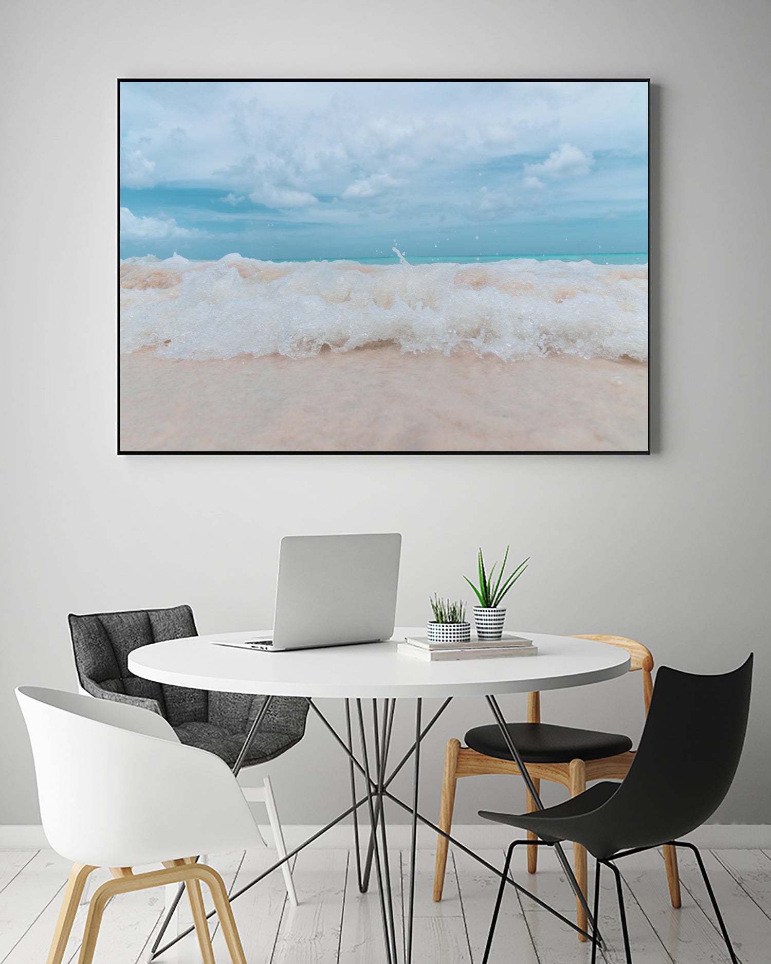 Caribbean Rush 1 by ©AnitasBellasArt on GIANT ART - blue coastal