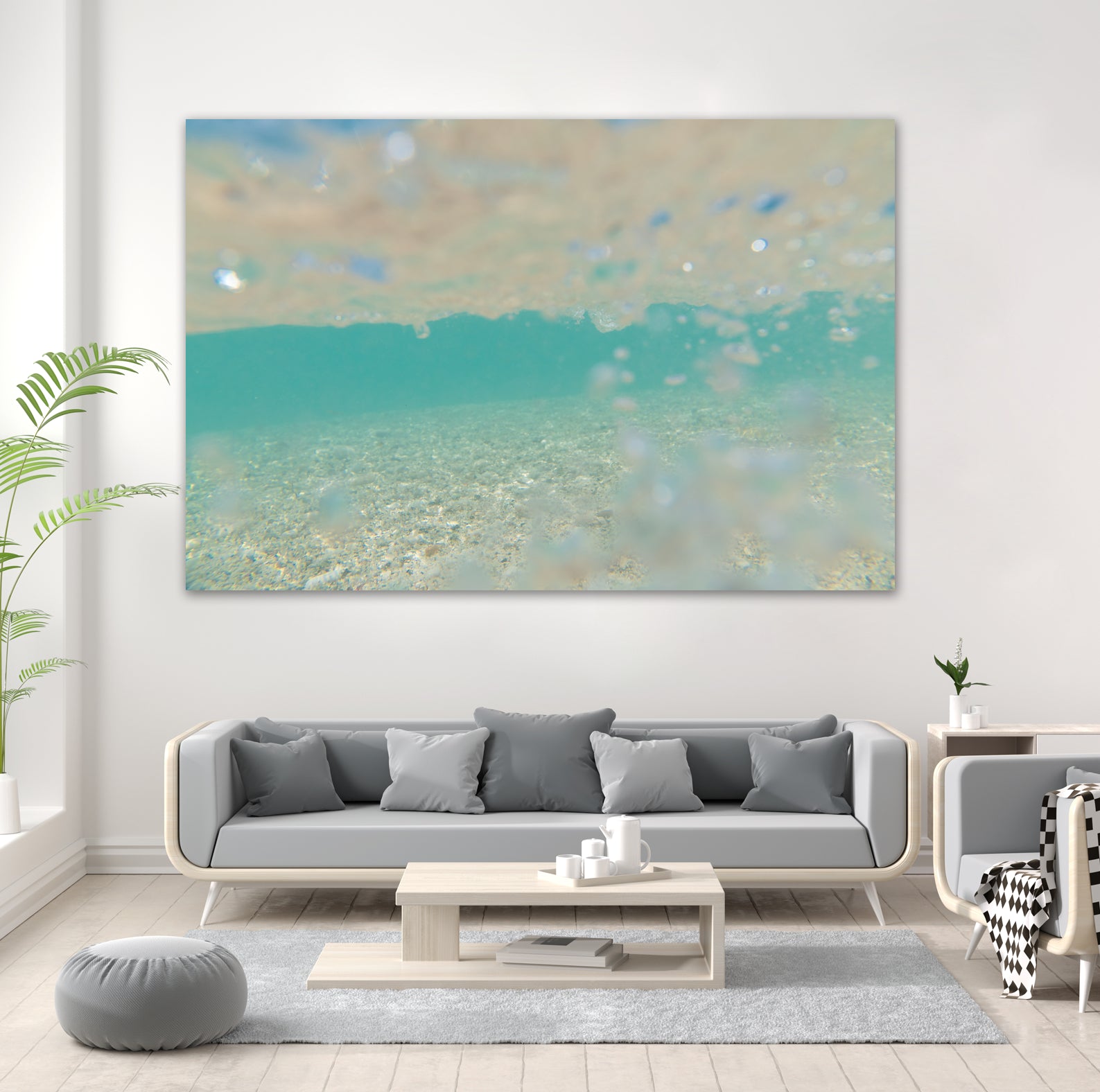 Ocean Mermaid Sea Sparkles Dream 1 by AnitasBellasArt on GIANT ART - blue coastal