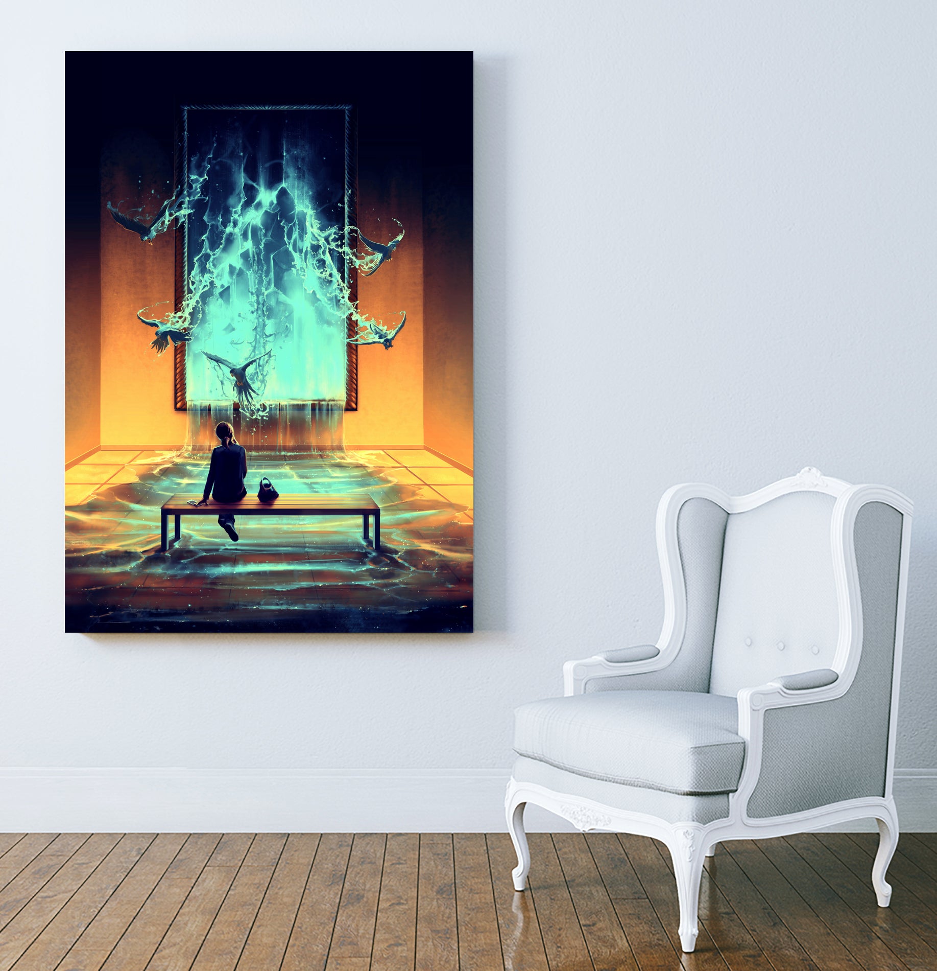 A painting as a door by Cyril Rolando on GIANT ART - digital painting