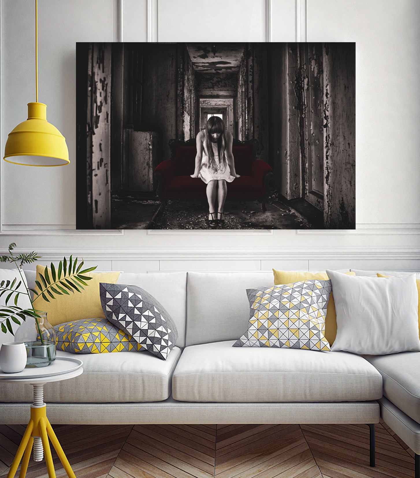 You Can't Go Back Home by Randy Turnbow on GIANT ART - red photo manipulation